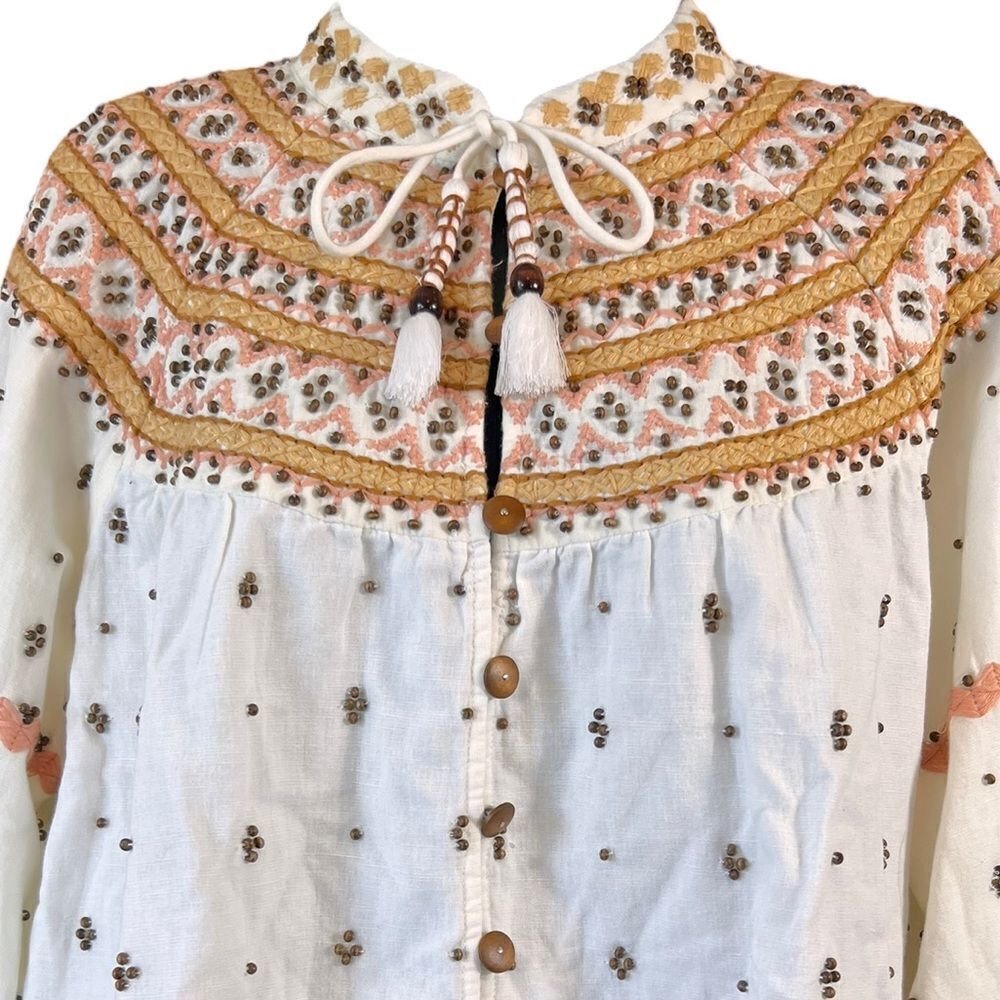 Veronica Beard Fernanda Embroidered Cropped Jacket - Picture 2 of 13